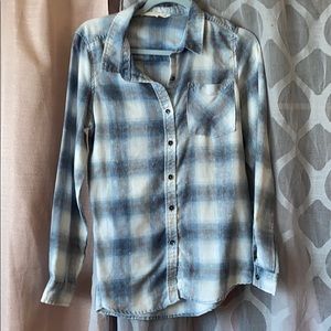 Turquoise/grey/white Flannel